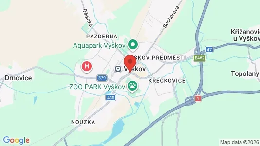 Liikekiinteistöt Vuokrattavana i Vyškov - Kuva Google Street Viewstä