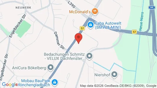 Office spaces for rent i Mönchengladbach - kort over placeringen