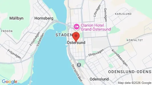 Lokaler til leje i Östersund - Foto fra Google Street View