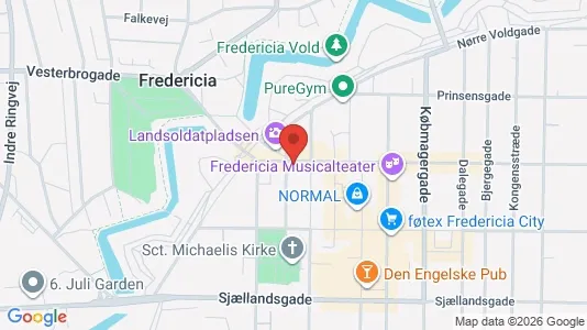 Kontorlokaler til leje i Fredericia - Foto fra Google Street View