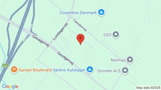 Varastot Vuokrattavana i Hedensted - Kuva Google Street Viewstä