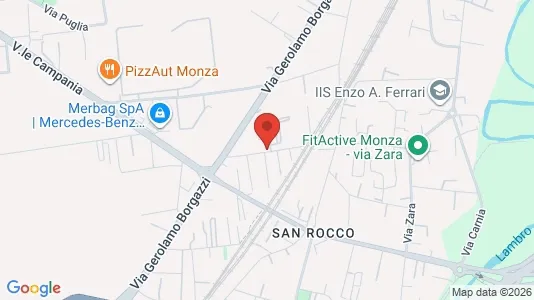 Lager zum Kauf i Monza – Foto von Google Street View