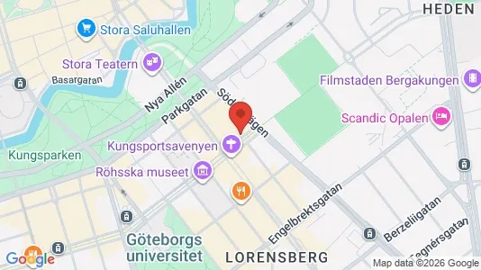 Kontorlokaler til leje i Gøteborg Centrum - Foto fra Google Street View