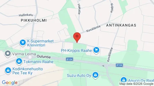 Kontorlokaler til leje i Raahe - Foto fra Google Street View