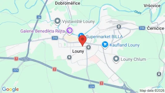 Varastot Vuokrattavana i Louny - Kuva Google Street Viewstä