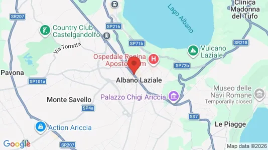 Shops for rent i Albano Laziale - kort over placeringen