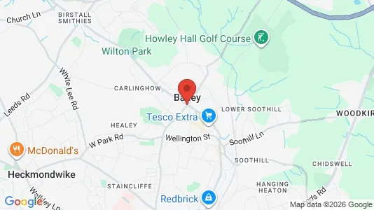 Gewerbeflächen zur Miete i Batley - West Yorkshire - kort over placeringen
