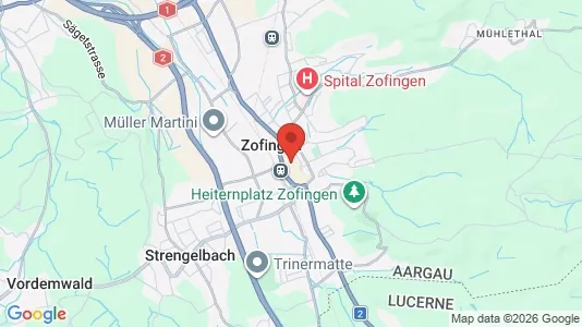 Bedrijfsruimtes te huur i Zofingen - Foto uit Google Street View