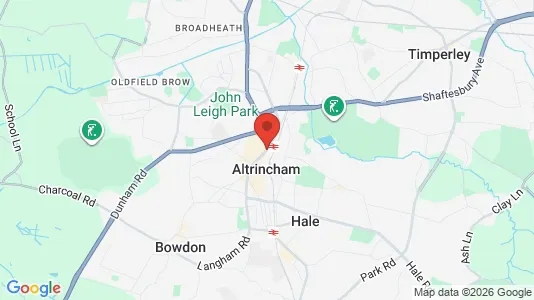 Büros zur Miete i Altrincham - Cheshire – Foto von Google Street View