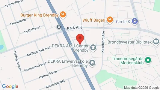 Varastot Vuokrattavana i Brøndby - Kuva Google Street Viewstä