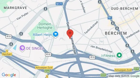 Kontorlokaler til leje i Stad Antwerp - kort over placeringen
