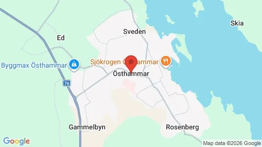 Toimistotilat Vuokrattavana i Östhammar - Kuva Google Street Viewstä