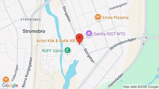 Liikekiinteistöt Vuokrattavana i Gävle - Kuva Google Street Viewstä