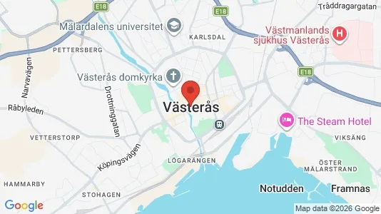 Garages Vuokrattavana i Västerås - Kuva Google Street Viewstä