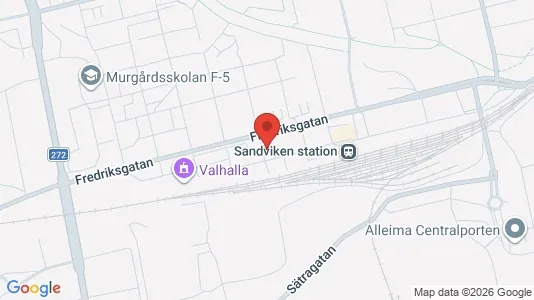 Office spaces for rent i Sandviken - kort over placeringen