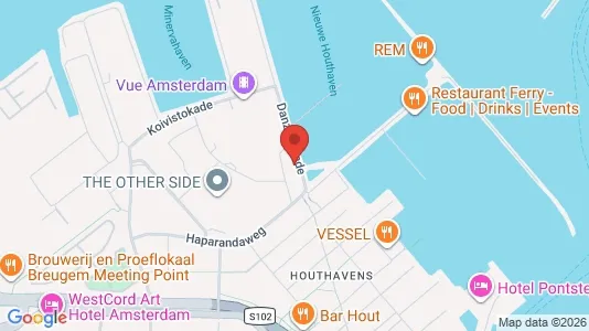 Commercial properties for rent i Amsterdam Centrum - kort over placeringen