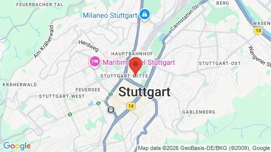 Office spaces for rent i Stuttgart-Mitte - Photo from Google Street View