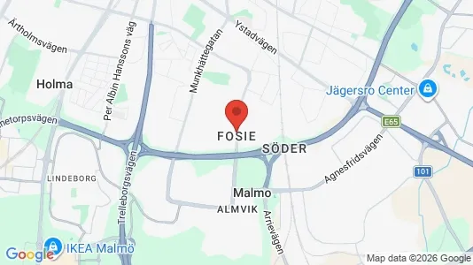 Kaupat Vuokrattavana i Fosie - Kuva Google Street Viewstä