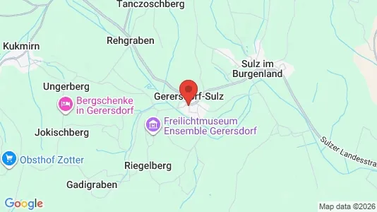 Commercial properties for sale i Gerersdorf-Sulz - kort over placeringen