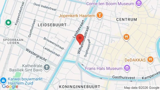 Commercial properties for sale i Haarlem - kort over placeringen