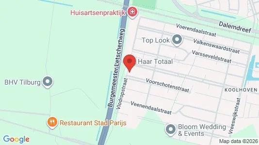 Büros zur Miete i Tilburg – Foto von Google Street View