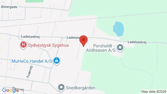 Varastot Vuokrattavana i Brørup - Kuva Google Street Viewstä