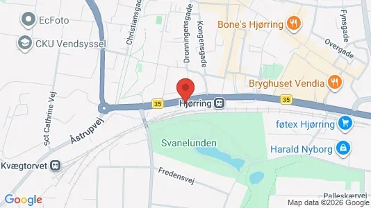 Kontorer til leie i Hjørring – Bilde fra Google Street View