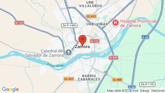 Liikekiinteistöt Vuokrattavana i Zamora - Kuva Google Street Viewstä