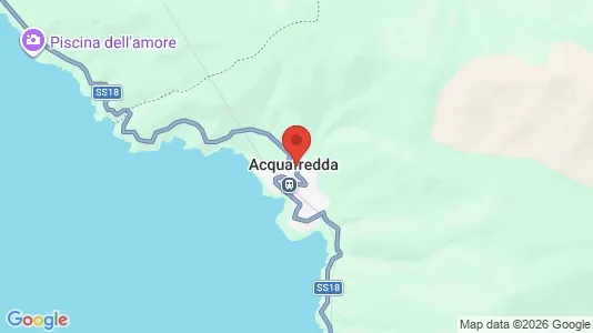 Ladenlokale zur Miete i Acquafredda – Foto von Google Street View