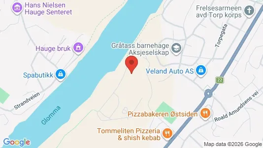 Lokale biurowe Do wynajęcia i Fredrikstad - kort over placeringen