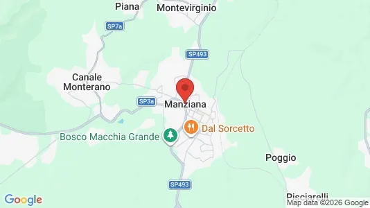 Büros zur Miete i Manziana – Foto von Google Street View