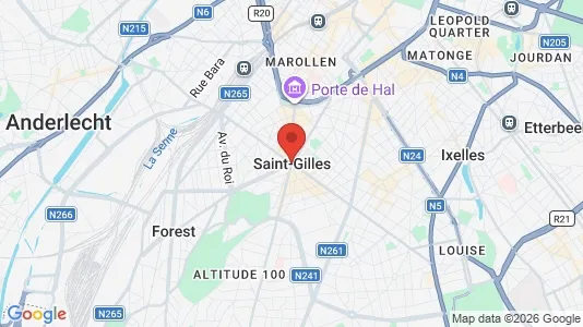 Büros zur Miete i Brüssel Sint-Gillis – Foto von Google Street View