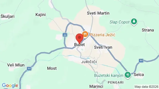 Gewerbeflächen zum Kauf i Buzet – Foto von Google Street View