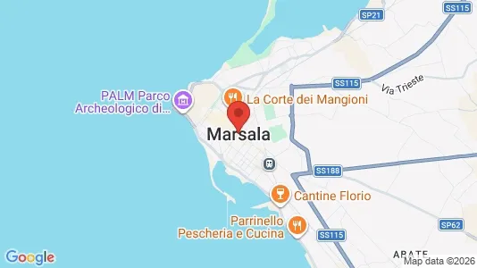 Warehouses for sale i Marsala - kort over placeringen