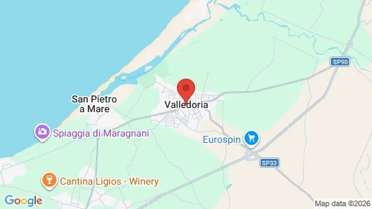 Ladenlokale zum Kauf i Valledoria – Foto von Google Street View