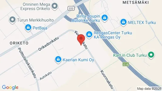 Werkstätte zur Miete i Turku – Foto von Google Street View
