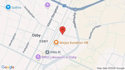 Liikekiinteistöt Myynnissä i Osby - Kuva Google Street Viewstä