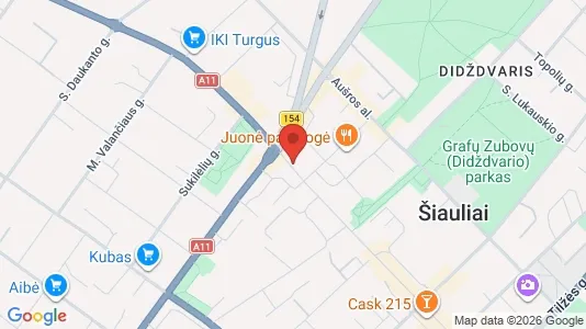 Lokaler til leie i Šiaulių m. sav. - kort over placeringen