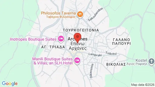 Commercial properties for sale i Archanes-Asterousia - kort over placeringen