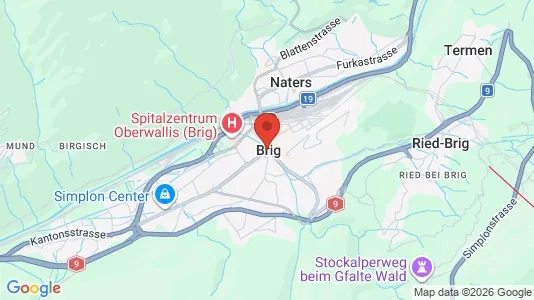 Liikekiinteistöt Myynnissä i Brig - Kuva Google Street Viewstä