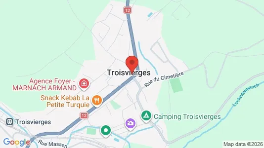 Kontorer til leie i Troisvierges – Bilde fra Google Street View