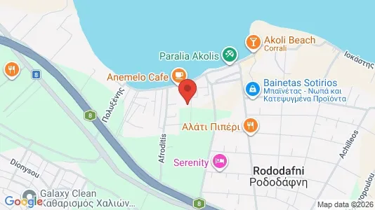 Propiedades comerciales En venta i Aigialeia - kort over placeringen