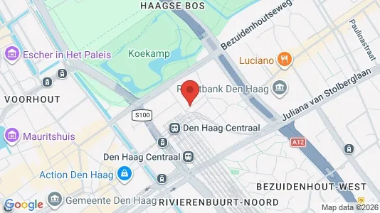 Kantorruimte te huur i Den Haag Centrum - kort over placeringen