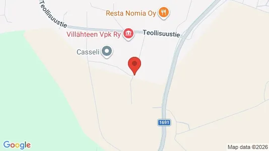 Industrial properties for rent i Lahti - kort over placeringen