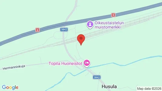 Værkstedslokaler til leje i Luumäki - Foto fra Google Street View