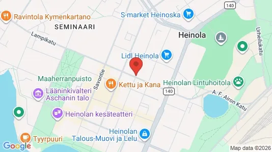 Commercial properties for sale i Heinola - Photo from Google Street View