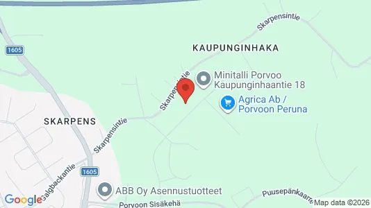 Lager zur Miete i Porvoo – Foto von Google Street View