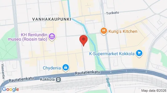 Commercial properties for sale i Kokkola - kort over placeringen