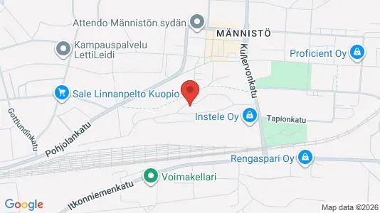 Gewerbeflächen zum Kauf i Kuopio - kort over placeringen