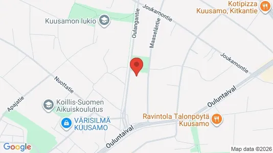 Nieruchomości komercyjne Na sprzedaż i Kuusamo - kort over placeringen